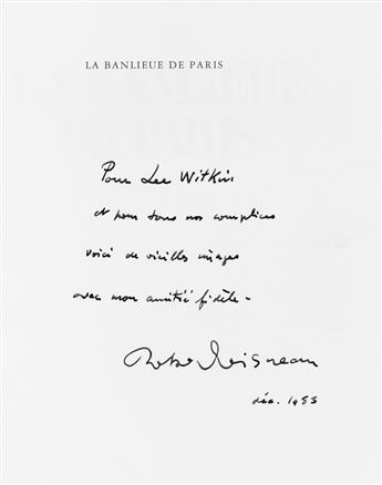 (LEE WITKIN.) A small library of books from the Library of Lee Witkin, including Making a Photograph * La Banlieue de Paris * A Vision